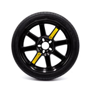 EZ Spare Tire T125/70R17 compact temporary spare with black alloy wheel