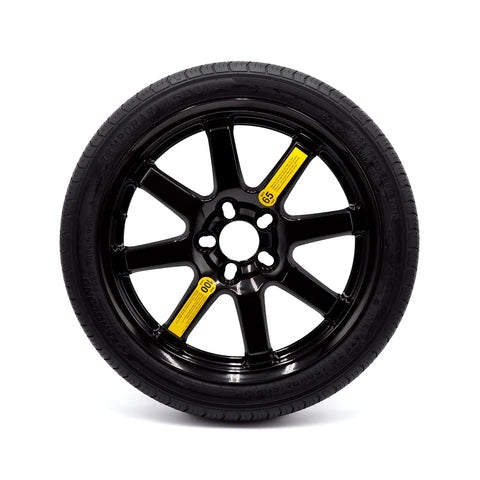EZ Spare Tire T125/70R17 compact temporary spare with black alloy wheel