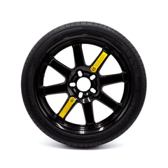 EZ Spare Tire T125/70R17 compact temporary spare with black alloy wheel