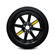 20-inch EZ Spare Wheel with a 175/70R20 spare tire, gloss black alloy finish, compatible with most vehicles, designed for temporary emergency use.