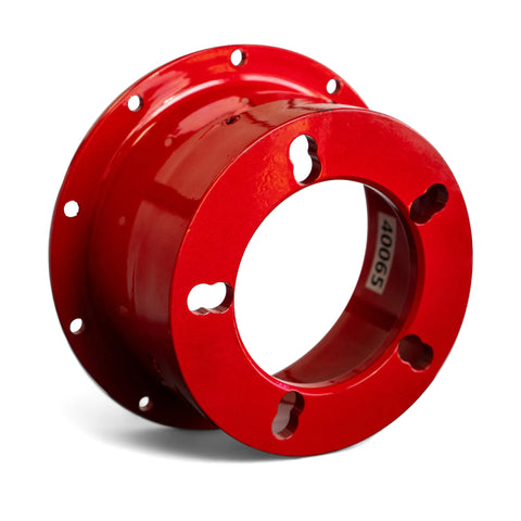 EZ Roller-Spinner's new Interchangeable Hub Center for 5T features a backside image with PCD from 5x130 to 5x150 and 6x114.3 to 6x139.7. This innovative interchangeable hub is designed for flexibility, allowing for effortless adaptation between different lug patterns.
