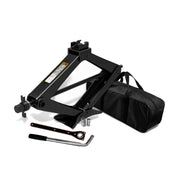 Heavy-duty EZ Spare 3 Ton Scissor Jack Kit with ergonomic lug wrench, sockets, and carrying case. Ideal for lifting SUVs, crossovers, and trucks.