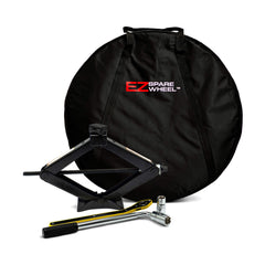 EZ Spare Roadside Emergency Kit with 2.5 Ton Scissor Jack, Lug Wrench, and Spare Tire Carry Bag