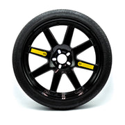 Front view of EZ Spare Wheel with 145/60R20 compact spare tire, part number 25076-4005, for temporary emergency use