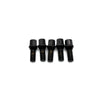 Set of 14x1.25 black wheel bolts included with EZ Spare Wheel kit, designed to replace factory bolts for secure and proper installation