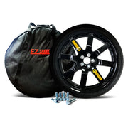 20-inch EZ Spare wheel and tire with an option of gloss black alloy wheel with the EZ Spare premium wheel carrying bag