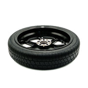Back view of EZ Spare Wheel and Tire showing bolt pattern and hub area for universal 5-lug vehicle compatibility
