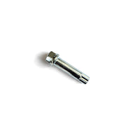 Silver Torx key for EZ Spare wheel installation, featuring a precision star-shaped end, with a high-contrast white background