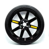 18" EZ Spare Wheel with a compact spare tire for all 2024 Hyundai Tucson models, including Blue Hybrid, Limited, SE, SEL, and XRT.
